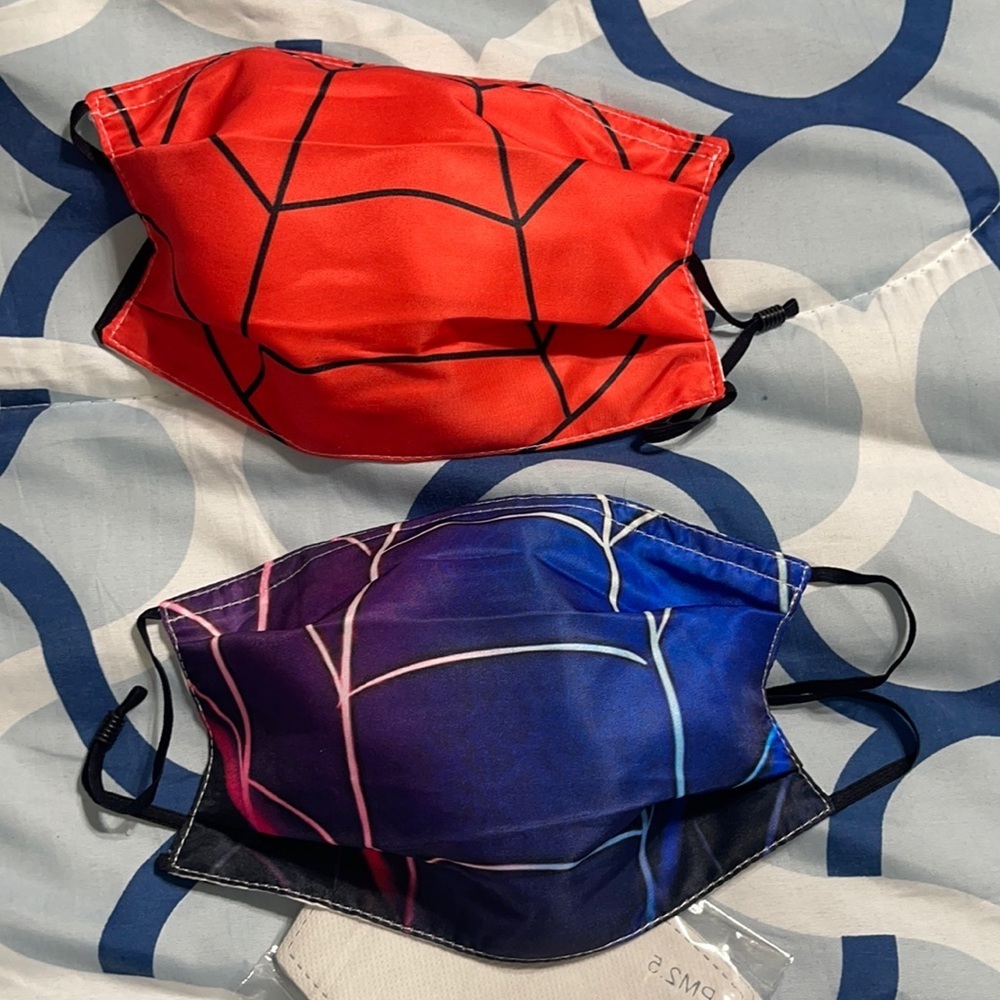New set/2 Superhero face masks